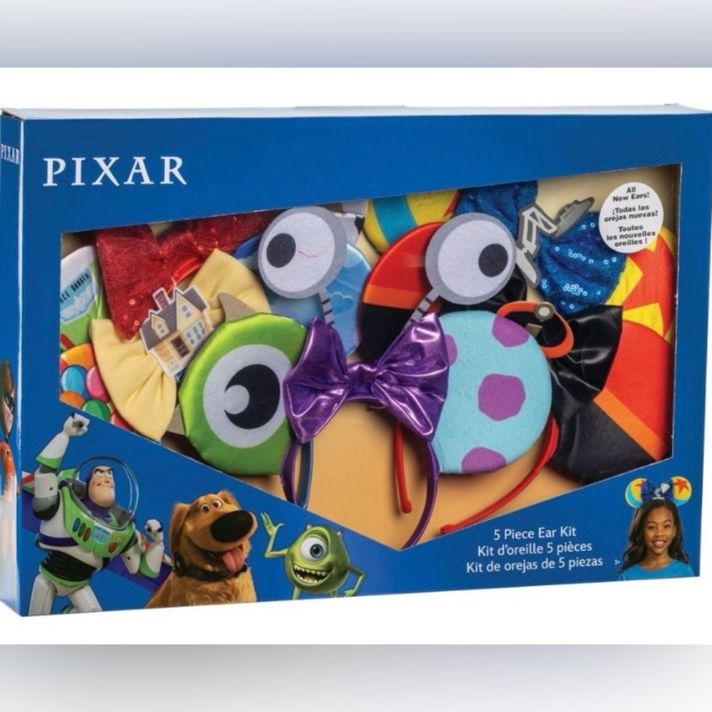 NEW 5pc Disney Pixar Headband Set - Minnie Mouse Ears